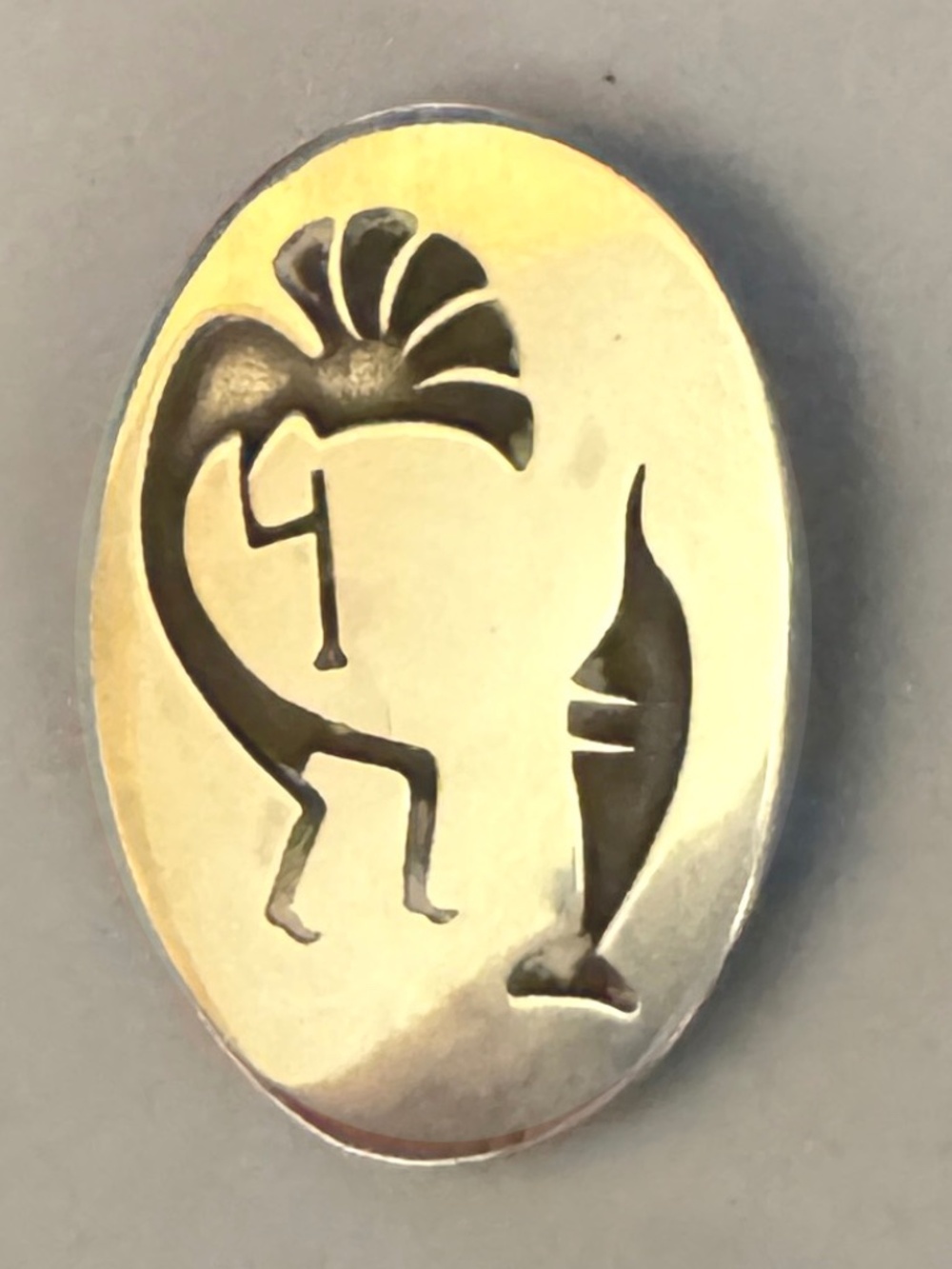 Kokopelli Sterling Silver Pin/Pendant